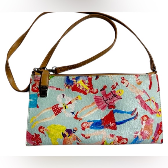 Sydney Love Rare Leather Shoulder Bag.. Hard to Find. 11.5” x 6” Vintage!! - Picture 3 of 7